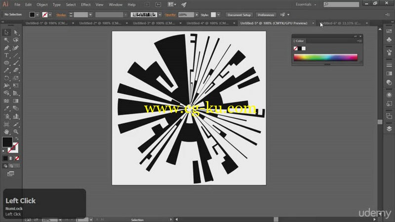 Udemy - Make Tech circles in Adobe Photoshop and Illustrator的图片1