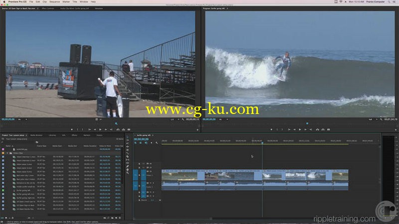 Ripple Training - Editing and Post Production in Premiere Pro CC的图片1