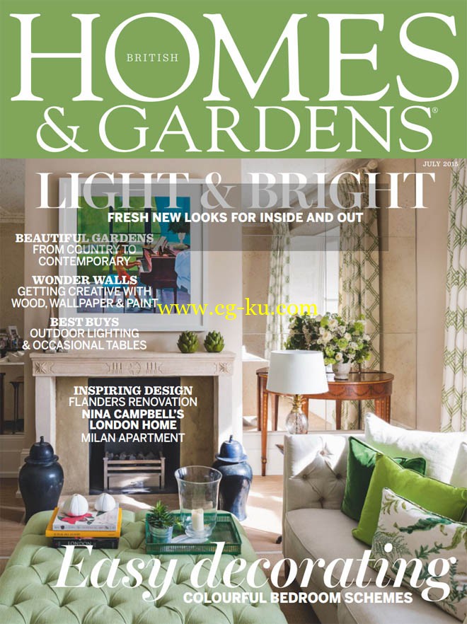 Homes  Gardens 2015年7月刊的图片1