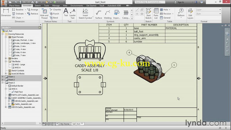 Lynda - Inventor Product Design Workflow的图片1