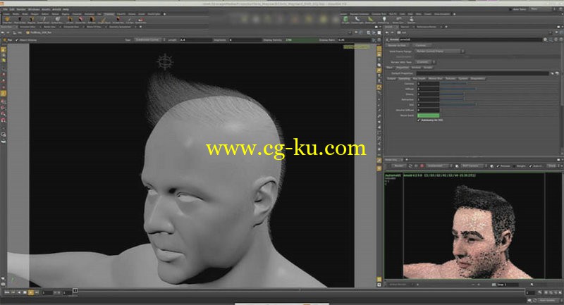 cmiVFX - Houdini Facial Hair Grooming的图片1