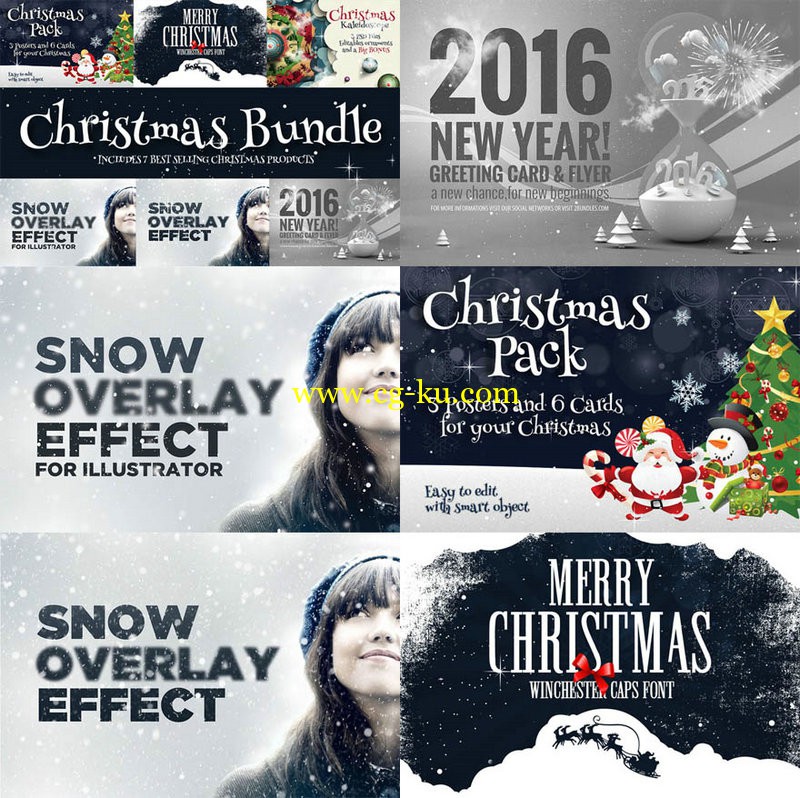 Creative Market - Christmas Bundle 432912的图片1