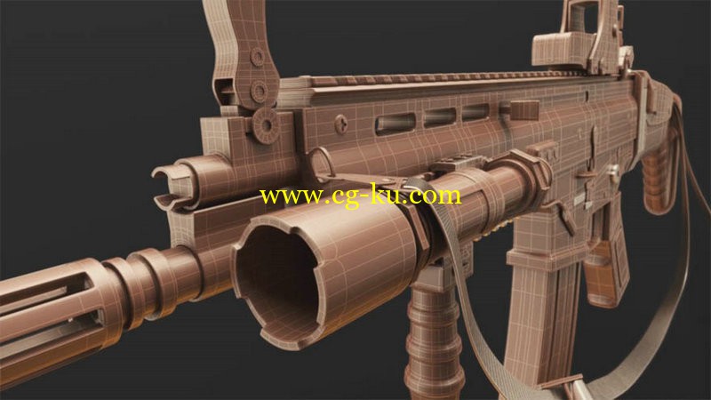 Digital Tutors - Modeling an Assault Rifle in Blender的图片1