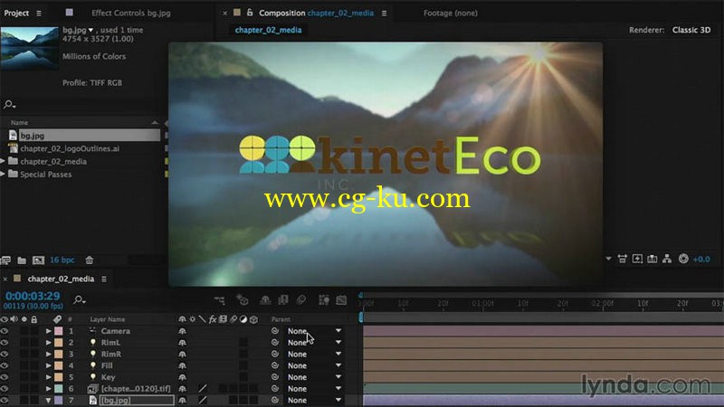 Lynda - Logo Animation and Compositing with CINEMA 4D and After Effects的图片1