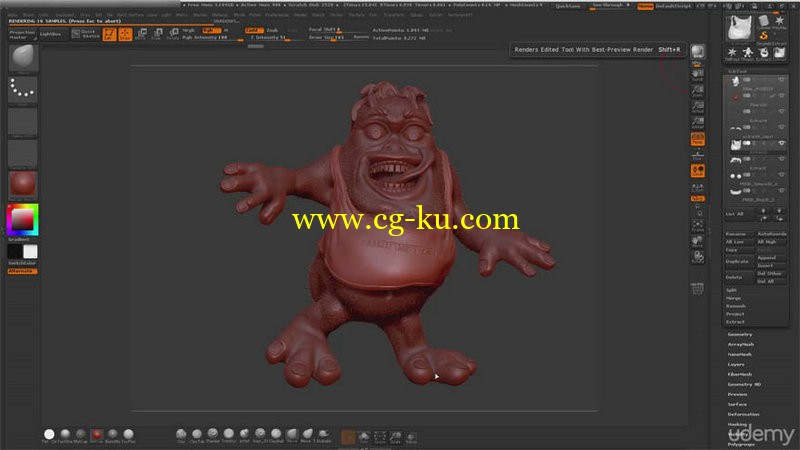 Udemy - Create Fun Monsters in ZBrush 4 R7的图片1