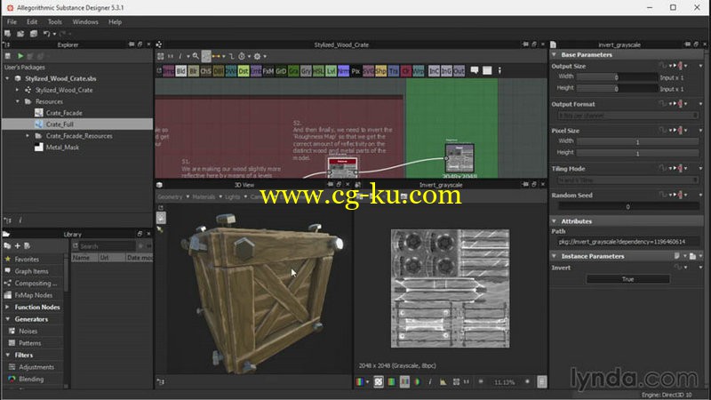 Lynda - Game Asset Creation Stylized Wooden Crate的图片1