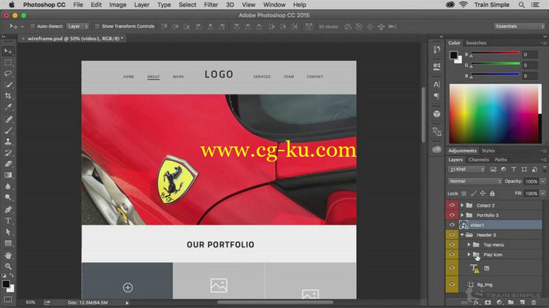TrainSimple - Photoshop CC Smart Objects的图片1