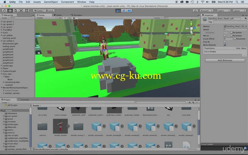 Udemy - 3D Pixel Characters Modeling & Animations for all Unity 3D的图片1