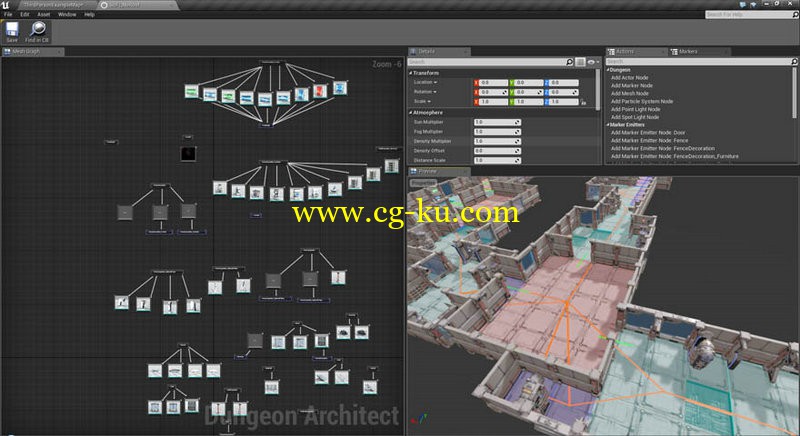 UnrealEngine4 - Dungeon Architect 1.4.0的图片1