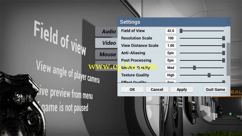 UnrealEngine4 - Quality Game Settings的图片1