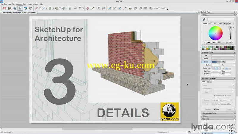 Lynda - SketchUp for Architecture Details的图片1