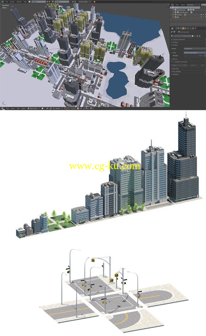 scene city pro addon for Blender的图片1