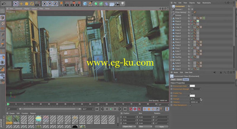 cmiVFX - Cinema 4D 3D Projection Matte Paintings的图片1