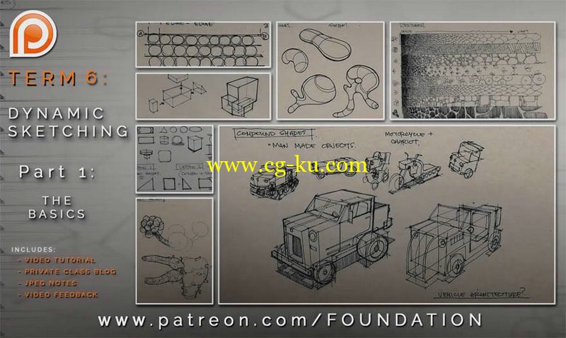 Foundation Patreon - Term 6 - Dynamic Sketching - The Basics的图片1