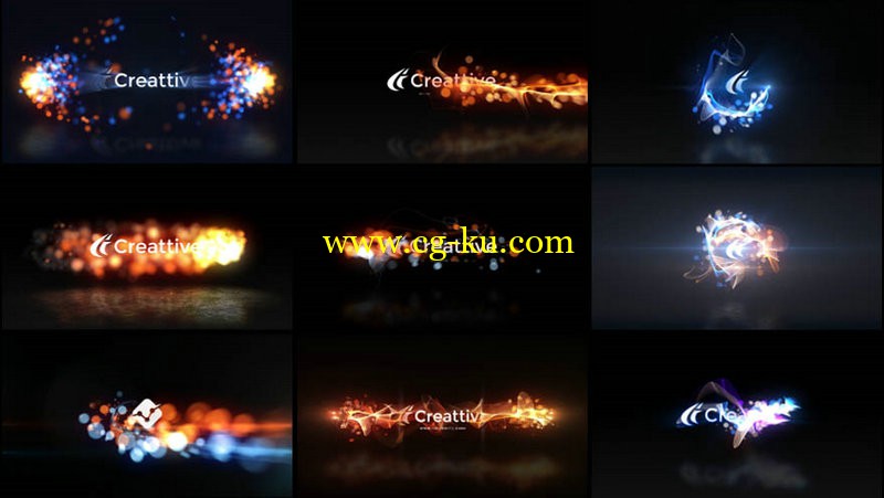 videohive -  Quick Logo Sting Pack 07 - Energetic Particles的图片1