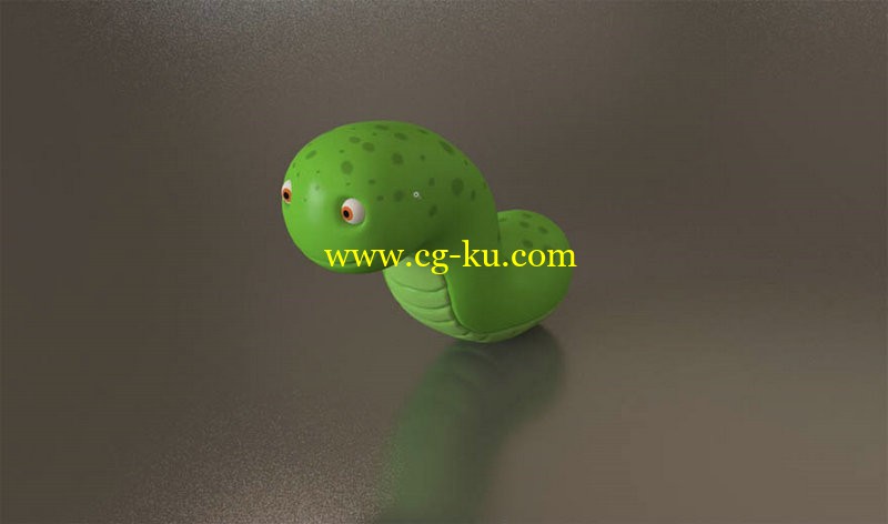 Create a worm character using Cinema 4D and UVLayout-HD的图片1