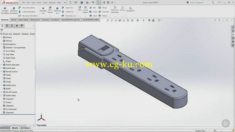 Pluralsight - SOLIDWORKS Essentials - Symmetry and Basic Patterns的图片1