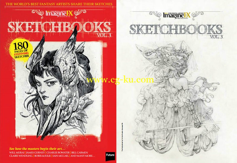 ImagineFX - Sketchbooks Volume 3的图片1