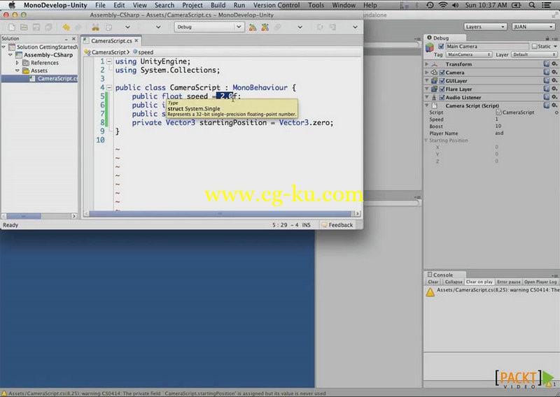 Packt - Getting Started with Unity 4 Scripting的图片1