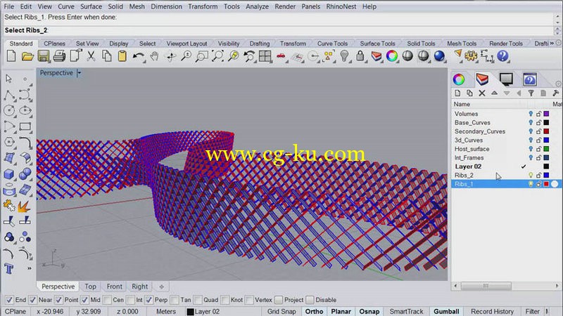 ThinkParametric - Creating a Waffle Structure with Grasshopper and Rhinoscript的图片1