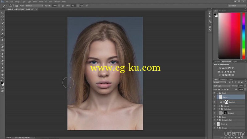 Udemy - Beauty of Dodge & Burn in Photoshop的图片1