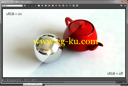 V-Ray for 3dsMax 的Gamma 2.2 或線性工作流程的图片2