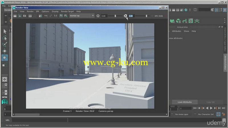 Udemy - Learning Autodesk Maya 2016 Pro的图片1