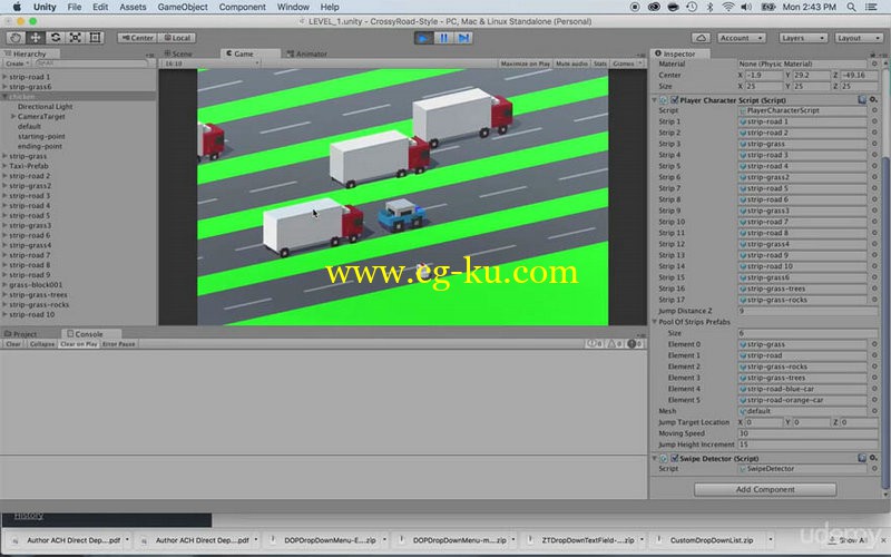 Udemy - Unity 3D 2016. Build, program & publish Crossy Road game的图片1