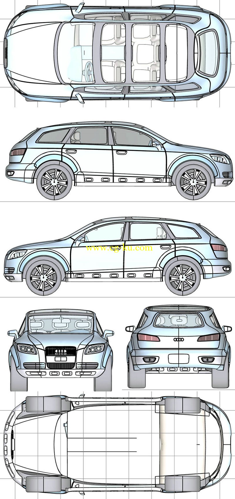 Blueprints of Cars 2007-2008  ​的图片1