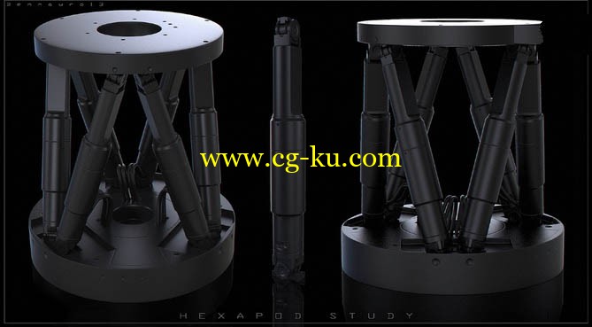 Gumroad - Hexapod Kitbash 3D Part  ​的图片1