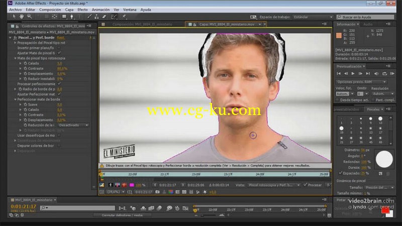 video2brain - After Effects CC 2, Canal Alpha, Pinceles, Máscaras的图片1