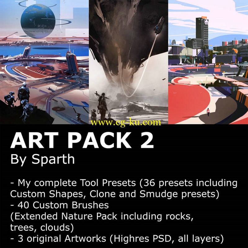 Art Pack 2 - Tool Presets and Brushes for Photoshop的图片1