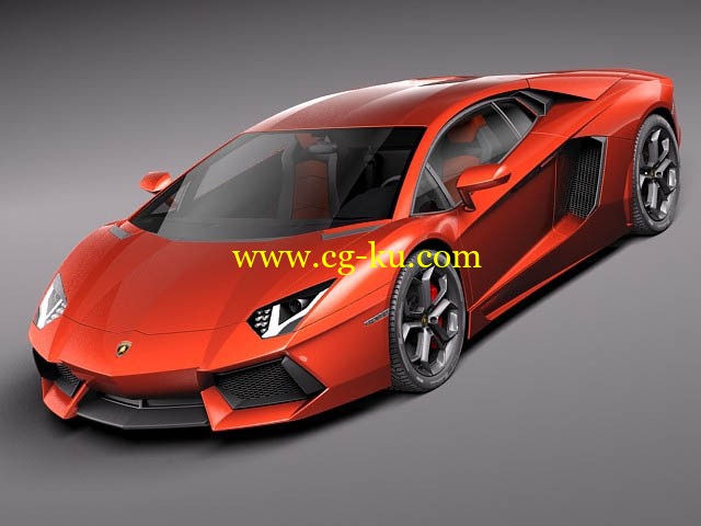 Turbosquid Lamborghini Aventador LP700-4的图片1