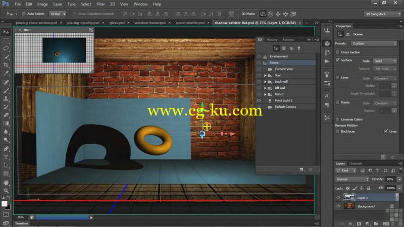 Udemy - 3D Modeling in Photoshop - An In Depth Tutorial的图片1