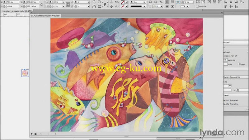 Lynda - Creating Animations with Adobe InDesign CC (Mar. 2016)的图片1