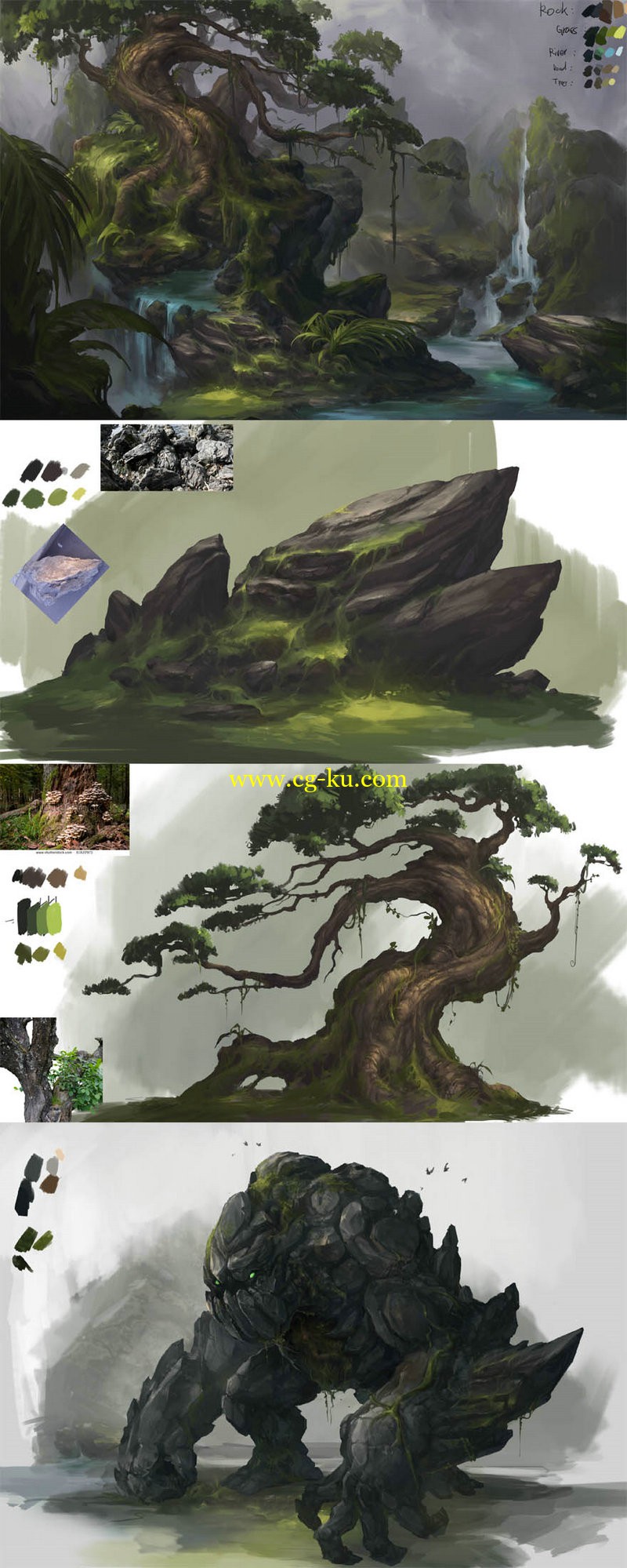 Gumroad - Lu Dongjun - Lesson 01 Jungle Study的图片1