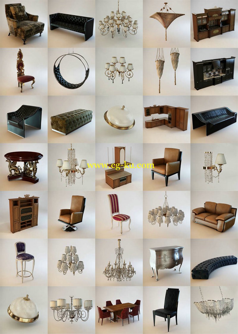 Vargov - 3D models Furniture Collections的图片1