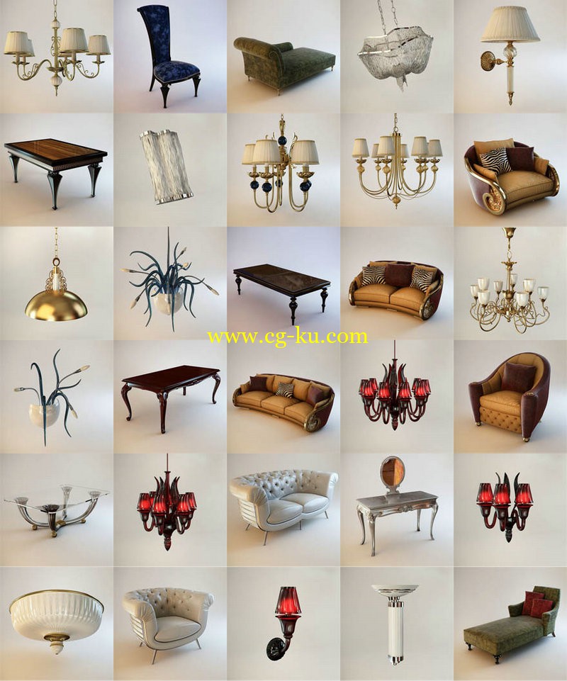 Vargov - 3D models Furniture Collections的图片2