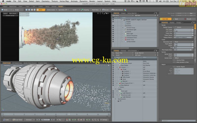 FXPHD - MDO201 MODO 701 Particles Dynamics & Effects的图片1