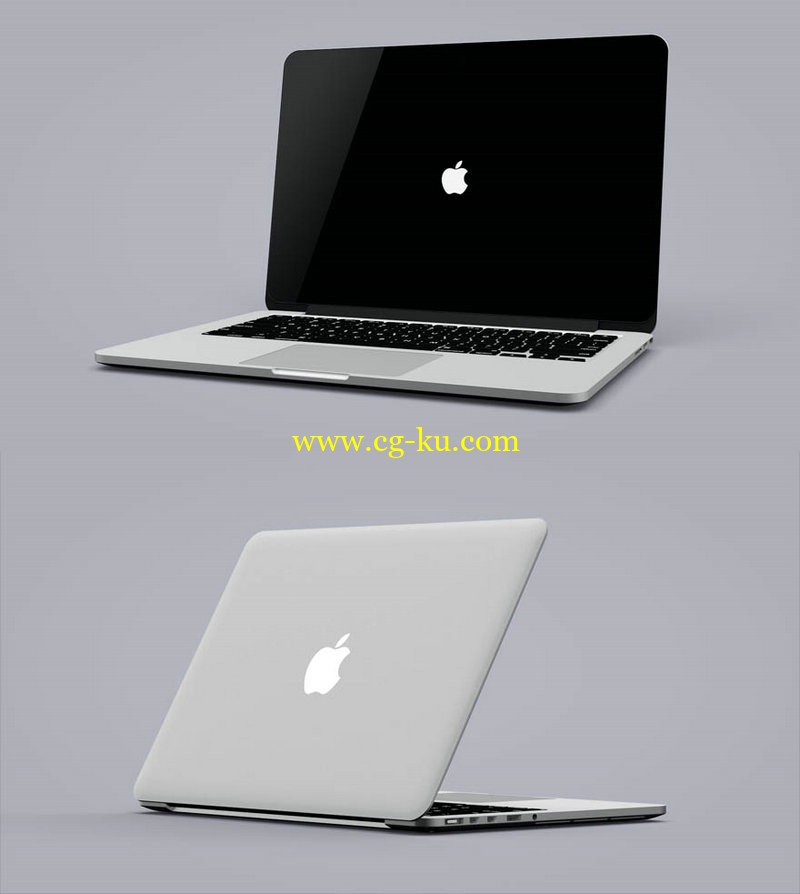 MacBook Pro 13 Retina 3D Model C4D的图片1