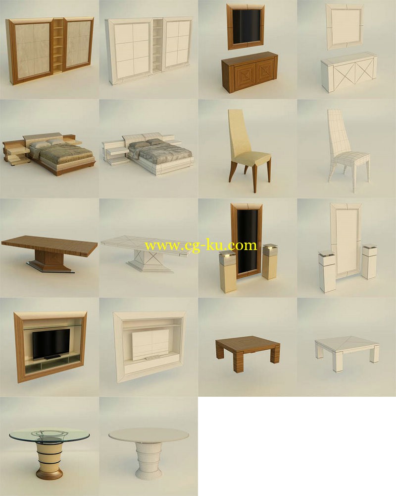 3D Models Collection Mobilfresno的图片1