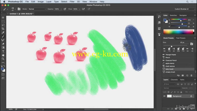 Lynda - Customizing Brushes in Photoshop的图片1