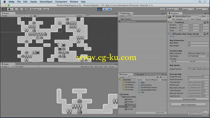 Lynda - Unity 5.4 2D - Random Map Generation的图片1