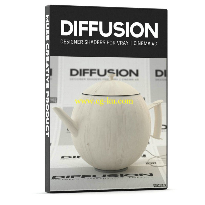 Muse Creative Vrayforc4d Material Pack Diffusion Shaders 2.1 and 3的图片1