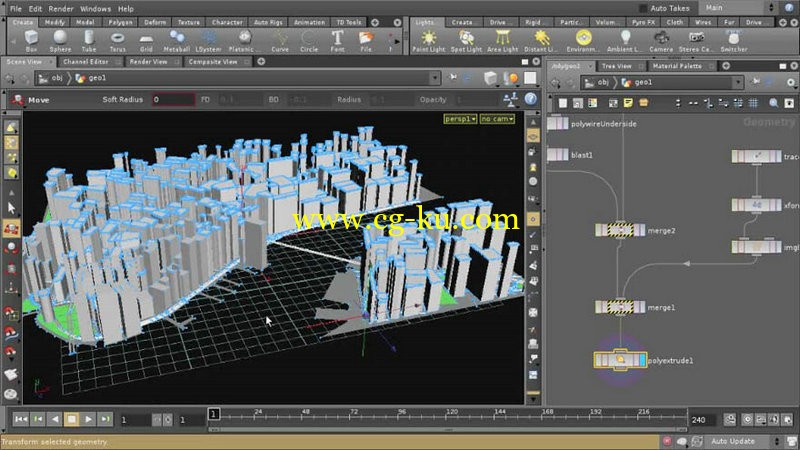 cmiVFX - Houdini XML Procedural Cities的图片1