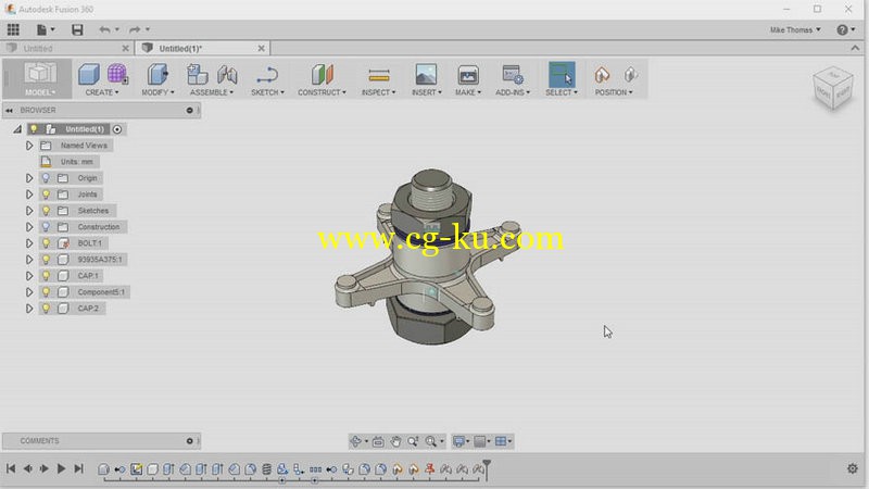 InfiniteSkills - Introduction to Autodesk Fusion 360的图片1