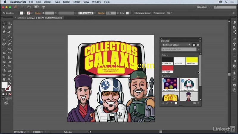 Lynda - Illustrator 2015 Creative Cloud的图片1