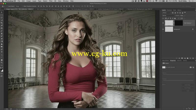 KelbyOne - Adobe Photoshop CC In-Depth Compositing and Masking Hair Made Easy的图片1