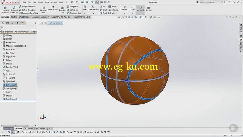 Pluralsight - SOLIDWORKS Essentials - Revolve and Sweep的图片1