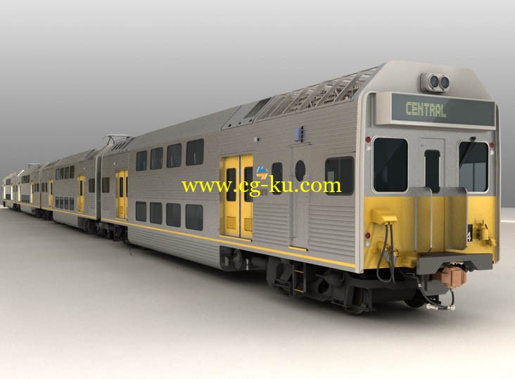 TurboSquid - EMU City Rail K Set Passenger Train的图片1